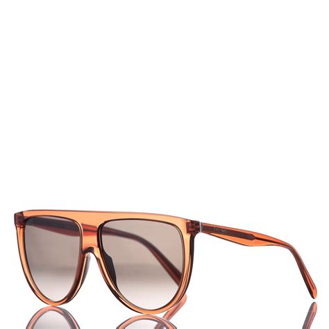 celine thin shadow size|Celine Thin Shadow CL 41435 Flat Top Sunglasses.